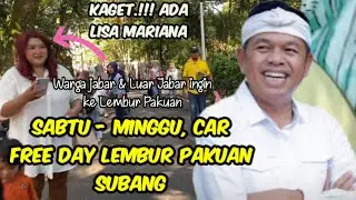 KAGET Ada Lisa di Acara Car Free Day❓❓ Lembur Pakuan Diserbu Warga Jabar, Luar Jabar & Luar Pulau