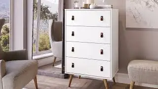 Manhattan Comfort Amber Tall Dresser