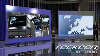Animated Virtual Lighting in RECKEEN 3D STUDIO