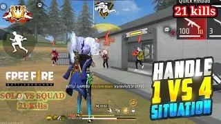 COMEBACK SOLO VS SQUAD M1014 GOD LEVEL GAMEPLAY GARENA FREE FIRE | UNSTOPPABLE KILLS SOLO VS SQUAD,🔥