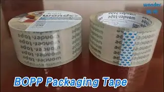 Water Based BOPP Packaging Tape Super Clear Low Noise Strong Adhesive
