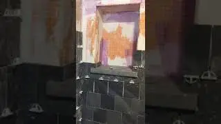 Master Bathroom Shower Tile Progress