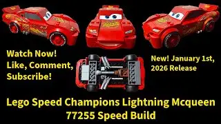 LEGO Speed Champions Lightning McQueen 77255 &ndash; FIRST LOOK 2026! Amazing New Build Style!