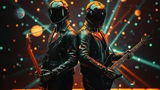 🎵Daft Punk Harmonic Gravity Boogie 🪩🤖  Chill Disco, Electro Funk, Neo Soul, Retro Groove Playlist