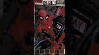 spider man pixel art #minecraft #minecraftart #minecraftbuilds #minecraftpixelart #minecraftcreation