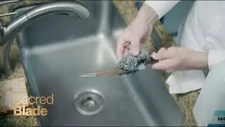 Removing Rust From Damascus Steel - Easy At Home (DIY) By SacredBlade