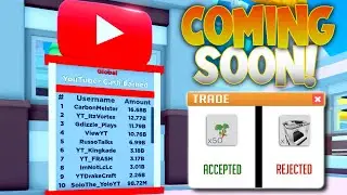 TRADING & YOUTUBER UPDATE COMING! My Store Roblox