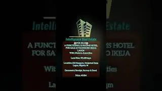 🏤FOR SALE🏤A FUNCTIONAL 10 ROOMS HOTEL FOR SALE ATMangoro, Onipetesi Ikeja Lagos