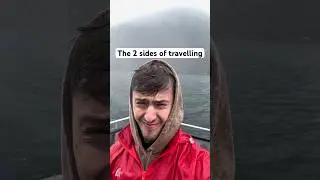 The 2 sides of travelling .. #travel #backpacking #travelstories