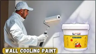 How to Apply Cool Coat Paint on Walls | Luminx Cool Coating Paint | Wall Waterproofing