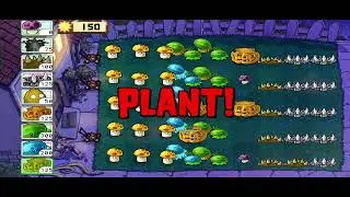 Plants vs. Zombies Survival Night Level 3 Gameplay Walkthrough (iOS, Android)