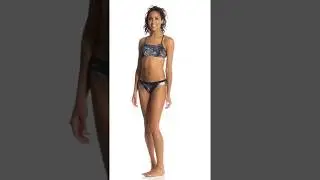 Nike Women's Geo Aftershock Racerback Bikini Top | SwimOutlet.com