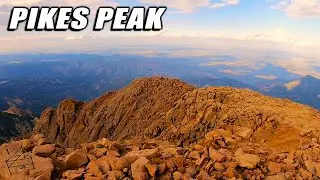 View from the Top of Pikes Peak