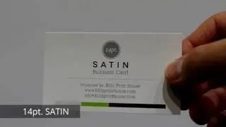 16pt. SATIN by Blitz Print House