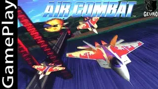 🎮Air Combat - PS1 [Gameplay / Longplay]👾