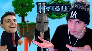 JOGANDO SKYBLOCK NO HYTALE COM OS GURI! (TENTAMOS MUITO USAR O CEREBRO NESSE JOGO)
