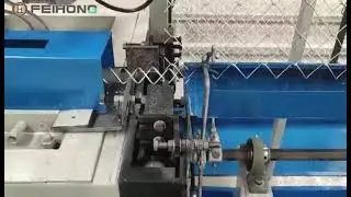 Double Wires Chain Link Fence Machine