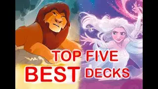 Top five BEST decks in Disney Lorcana