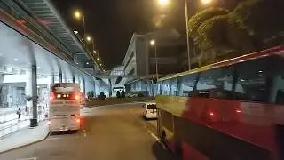 Hong Kong🇭🇰 Bus 龍運巴士 LWB NA47 延長 首航 #1539 @UG6659 港珠澳大橋香港口岸🍆大埔富亨 HZMB HK Port 🍆 Fu Heng
