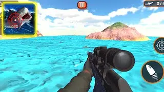 Angry Shark Sniper Hunting #1 | Android Gameplay