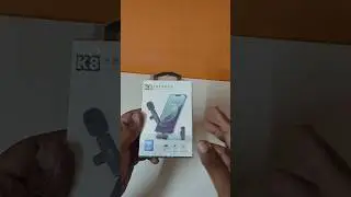 K8 wireless microphone for vlogging, YouTube, live stream etc., 