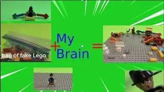 Making a LEGO build out of fake Lego!!