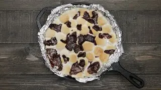 Skillet Brownie S&rsquo;mores &bull; Tasty