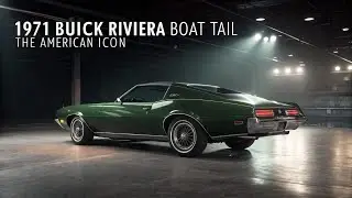 &laquo;Buick Riviera Boat-Tail 1971 года | Легендарная американская красавица в цвете Racing Green&raquo;