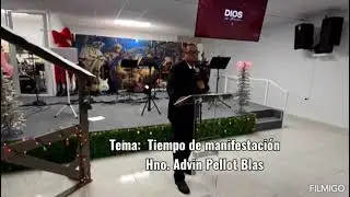 Tema:&nbsp; Tiempo de manifestaci&oacute;n 4.             Hno. Advin Pellot Blas 
