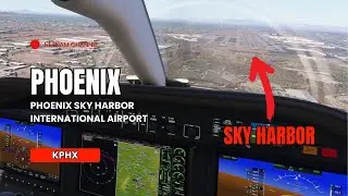 Landing in Phoenix Arizona | Phoenix Sky Harbor International Airport (KPHX) | #phoenix #arizona
