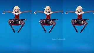 Fortnite Trinity's Kick Emote With Red Ruin Joni Skin Thicc 🍑😜😍