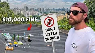🇸🇬 Singapore: Honest First Reaction & Review (Rubbish Found on Ground) 😮