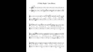 O Holy Night Ave Maria (Flute Violin Piano)