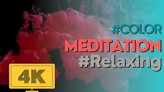 Relaxing Screensaver for Meditation  Liquid Color 4K Video #yoga #meditation #screensaver