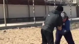 Khabib Nurmagomedov gets TAKEN DOWN by his father