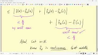 Lec 38   Uniform limits of continuous functions (Purdue University)