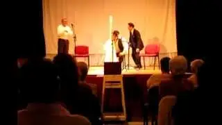 Omar Vera y Papi Gal&aacute;n interpretando 