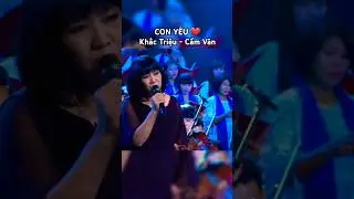 Con  y&ecirc;u ❤️ Khắc Triệu - Cẩm V&acirc;n #music #conyeu #shorts #amnhac #cẩmv&acirc;n
