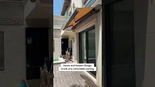Home and Garden Design, Crank arm retractable awning#sunshade #awning #patiocover