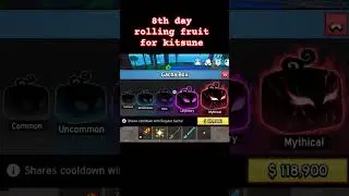 Trying to get kitsune on 8th day #bloxfruits