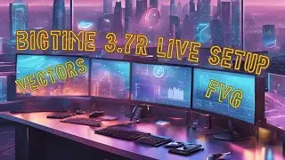 How I found a 3.7R scalp setup on BIGTIME with the use of Vector Candles and FVG's *LIVE SETUP*