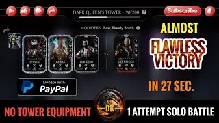 Dark Queen's Tower 90 & Reward 🎮 Mortal Kombat Mobile▫️MK Mobile #mortalkombatmobile #mkmobile #mkm