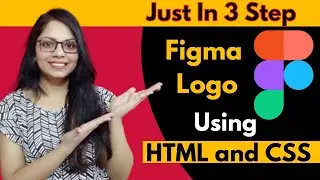 Figma logo using html and css | Logo design using html and css | Step by step logo design