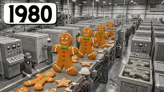 How GINGERBREAD MAN Were Made in 1980 Satisfying Factory Tour