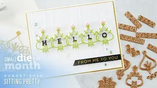 Spellbinders August 2020 Small Die Of The Month - Sitting Pretty