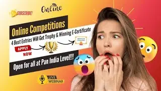 Various National Level Online Competitions 2026 | Essay | Painting | Poster| Trophy & Certificate