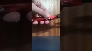 Opening and charging Vuse Go disposable vape with Aucopo 515 mAh battery lithium polymer