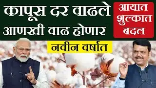 कापूस दर वाढले आणखी वाढ होणार 2026 | kapus bazar batmi 2026 | cotton market | kapus bajar bhav