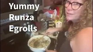 Runza egg rolls..easy game day snack air fryer freezer prep.  #cabbage #beef #Freethefreezer