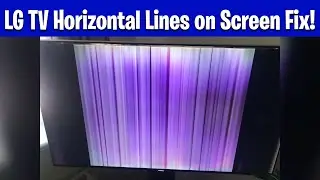 Устранение горизонтальных полос на экране телевизора LG